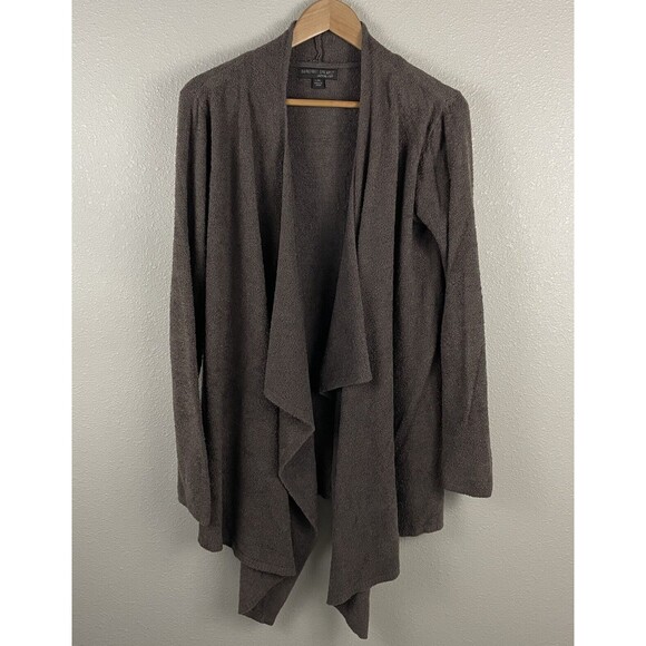 Barefoot Dreams L/XL Brown CozyChic Lite Drape Front Calypso Wrap Style 436 - Picture 1 of 4